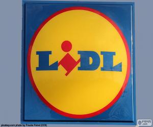пазл Lidl логотип